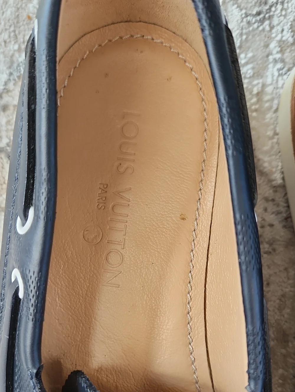 Like New. Louis Vuitton Boat Shoes, Size LV 9, US 10